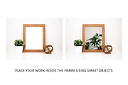 Frame Mockup Bundle - Monstera, a Household Mockup by Saguaro Digital (Thumbnail 5 of 9)