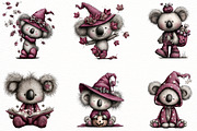 Whimsical Halloween Koala Clipart, a Seasonal Illustration by Designworld (Thumbnail 2 of 8)