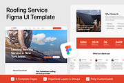Roofy - Roofing Service Figma, an UI Kit Template by FinestDevs (Thumbnail 2 of 8)