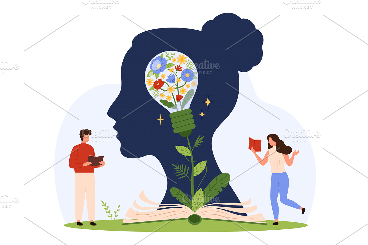 Imagination Growth Creative Minds, an Education Illustration by Flashvector