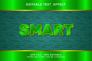 Smart Text Effect Editable