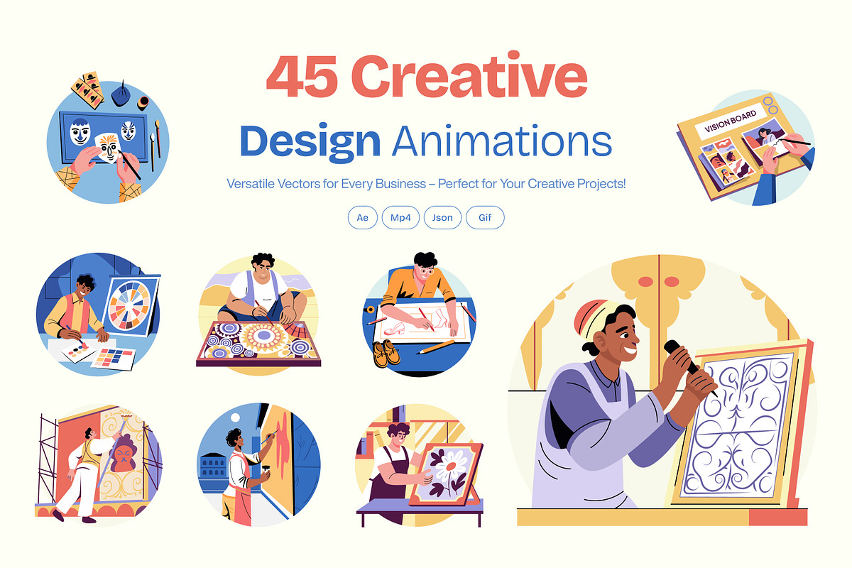 Animated Creative Design Illustration