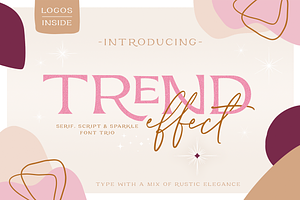 Trend Effect - Modern Star Font Set