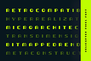 Helicopter – Pixel Display Typeface, a Font by alpercakici (Thumbnail 13 of 14)