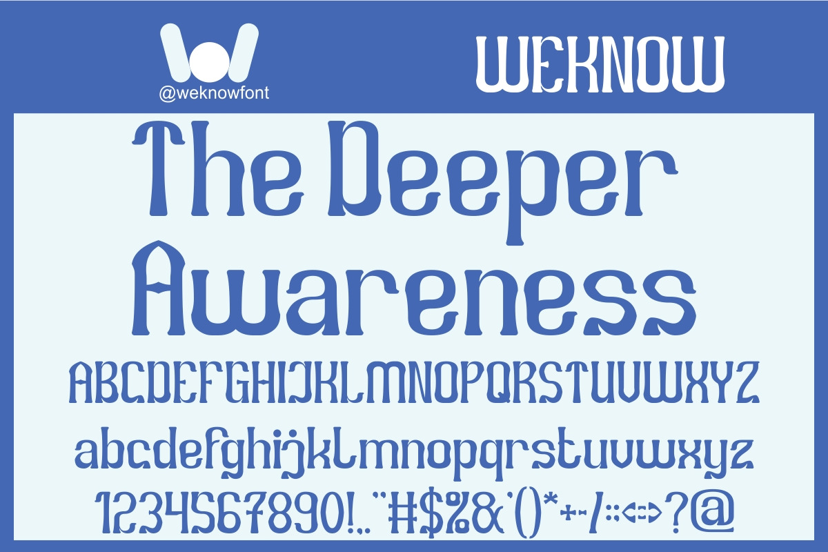 Already Know font, a Sans Serif Font by weknow (Photo 4 of 8)