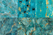 Turquoise Stone Digital Paper, a Texture Illustration by DreamPrint404 (Thumbnail 5 of 7)