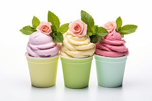 Top view Various colorful delicious, a Food & Drink Photo by Pixeness Studio