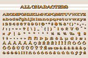 Lamna Rounded 3D, a Serif Font by Craft Supply Co. (Thumbnail 8 of 8)
