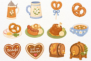 Oktoberfest Festival Clipart Autumn, a Seasonal Illustration by SugarCloudStudioArt (Thumbnail 4 of 5)