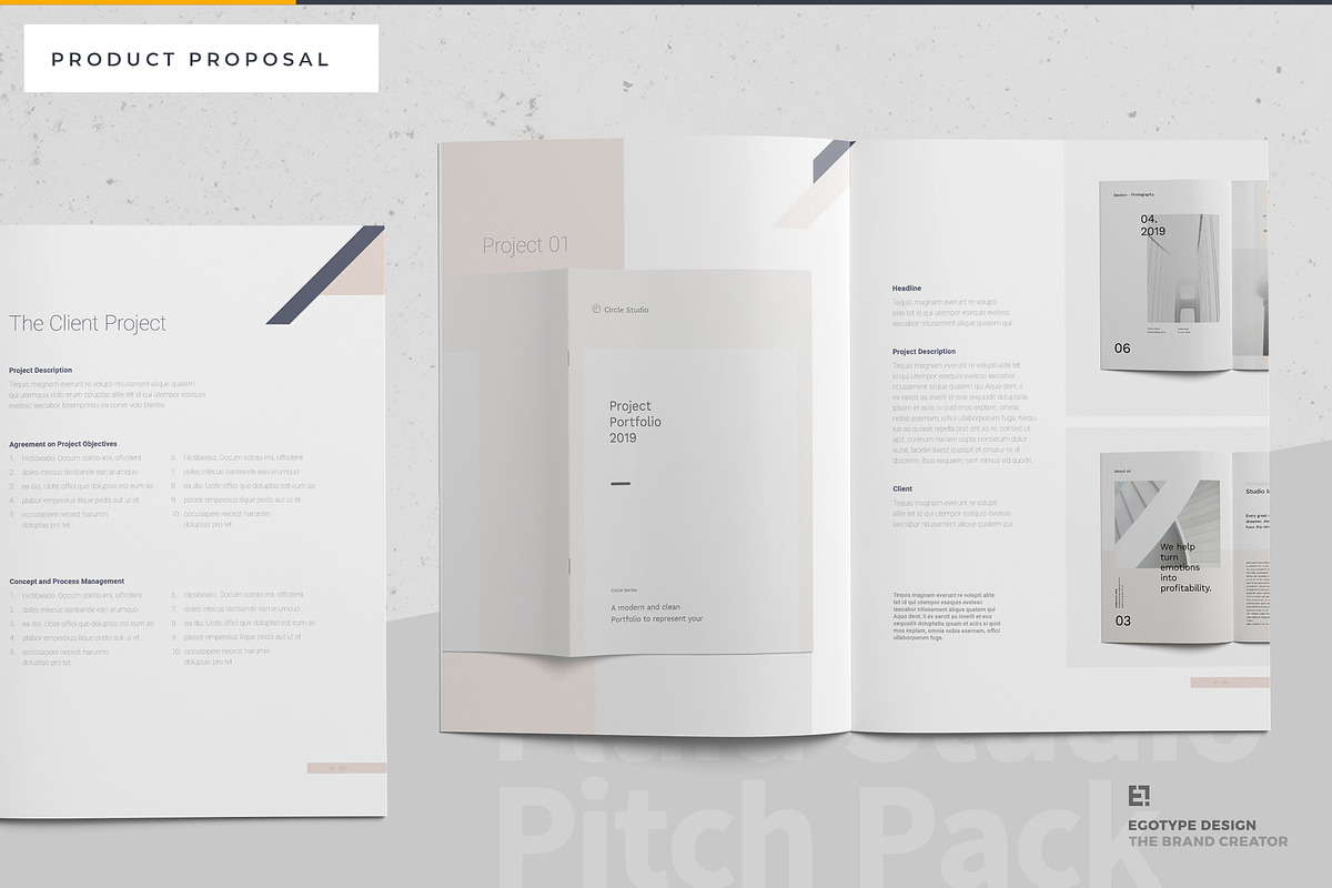 Calm Proposal, a Brochure Template by Egotype (Photo 12 of 25)
