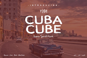 Cuba Cube Font