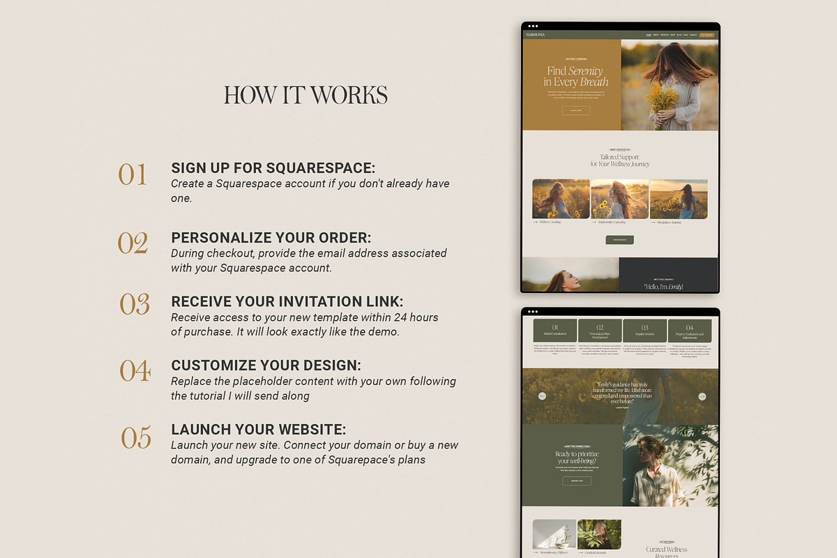 Therapist Website Template, a Squarespace Template by 3.14&Co (Photo 9 of 10)