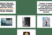 GREEN ST ARTISTS Webflow Template, a Websites & App Template by YYY ~ Webflow Templates (Thumbnail 4 of 7)