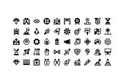 50 Motivation Icons, an Outline Icon by Side Project (Thumbnail 3 of 8)