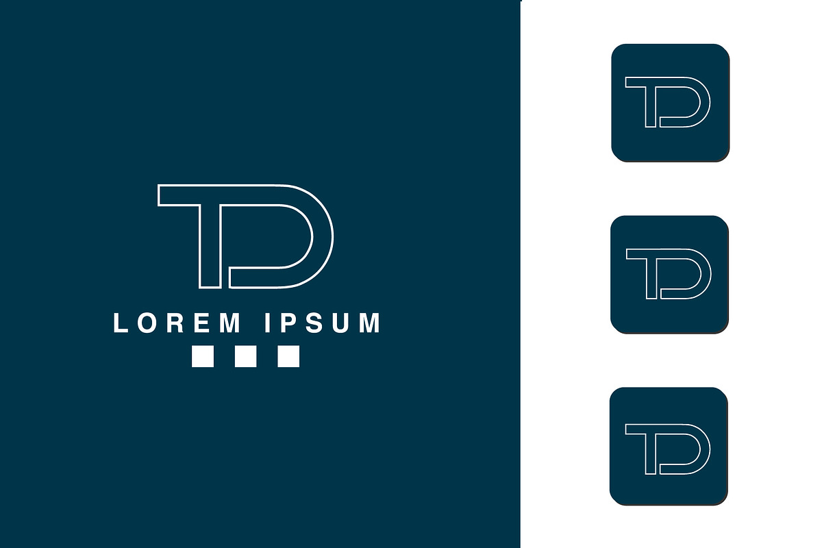 TD Abstract Logo Design., a Branding & Logo Template by art_creater (Photo 1 of 2)