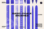 Procreate Basic Chalk Brushes, a Brush Add-On by Spasibenko Art (Thumbnail 5 of 6)