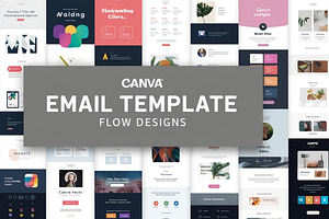 18 Canva Email Template Flow Designs