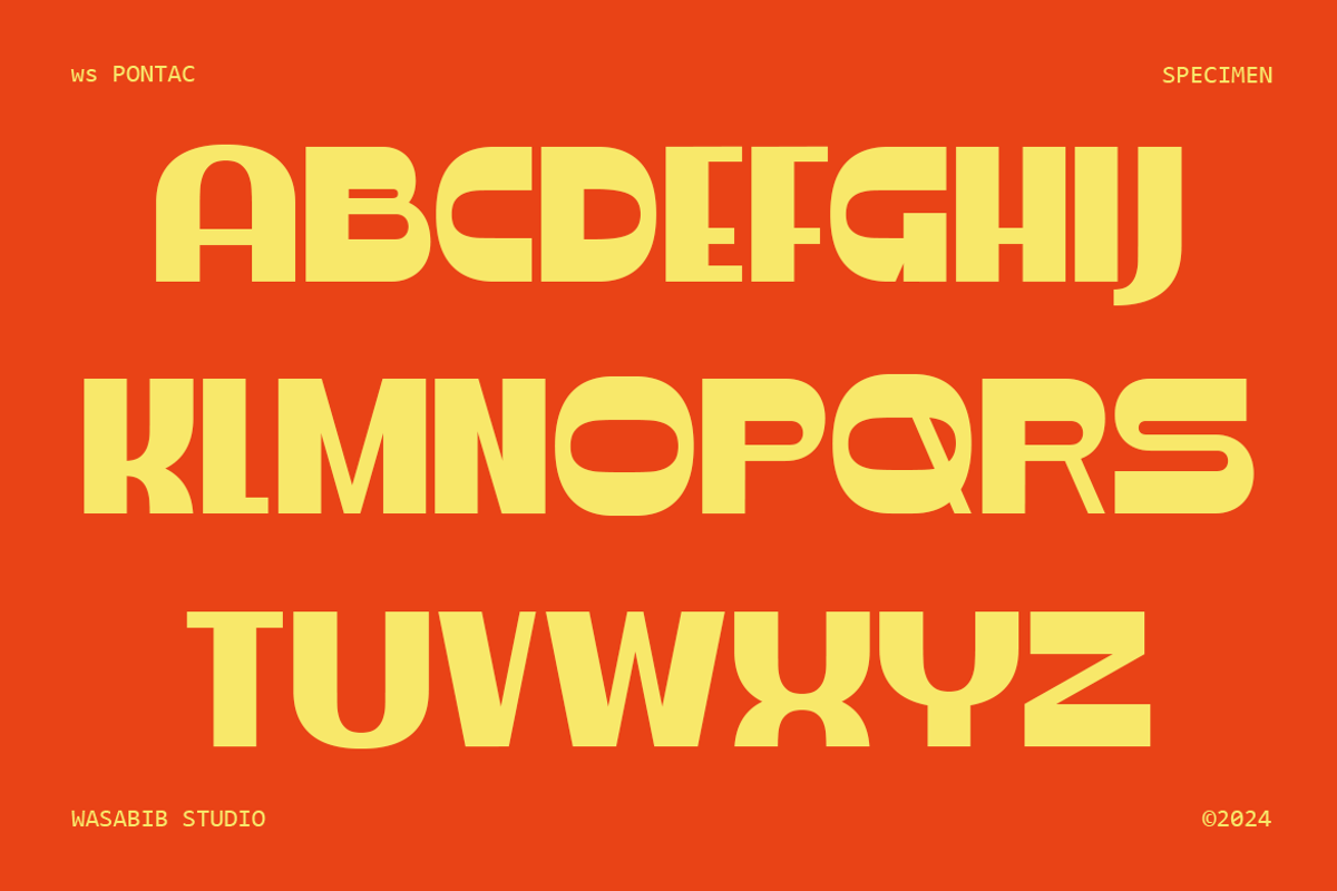 WS Pontac, a Sans Serif Font by Wasabib Studio (Photo 4 of 8)