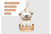 Pawty Dogs Clipart Bundle, an Animal Illustration by TatiMockup (Thumbnail 4 of 4)