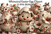 Whimsical Easter Egg Clipart, an Illustration by Daily.Designs (Thumbnail 1 of 7)