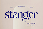 Stanger, a Sans Serif Font by Dora Typefoundry (Thumbnail 1 of 22)