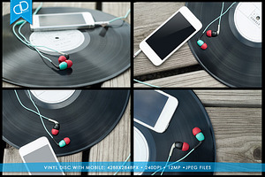 Vinyl Disc with Mobile