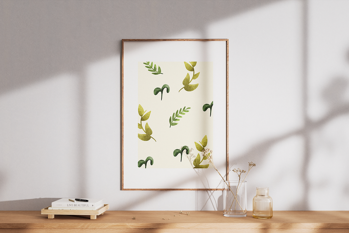 Abstract Floral Watercolor Texture, a Texture Graphic by KlymchukArtworks (Photo 10 of 11)