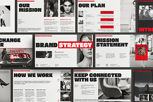 Brand Strategy Presentation Template, a Presentation Template by E-Type