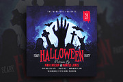 Halloween Party Flyer, a Flyer Template by Verazo (Thumbnail 1 of 2)