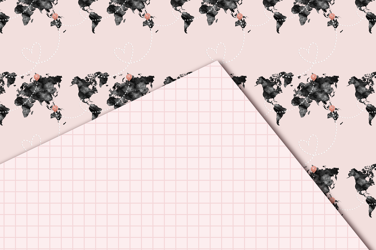 Wanderlust Seamless Patterns, a Pattern Graphic by The GG Shop (Photo 3 of 7)