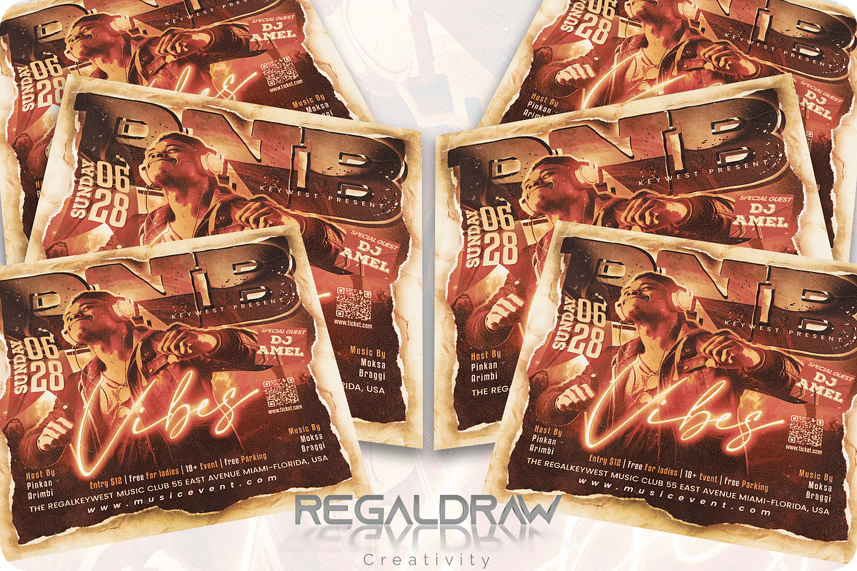 RNB Music Flyer, a Flyer Template by regalDRAW (Photo 4 of 4)