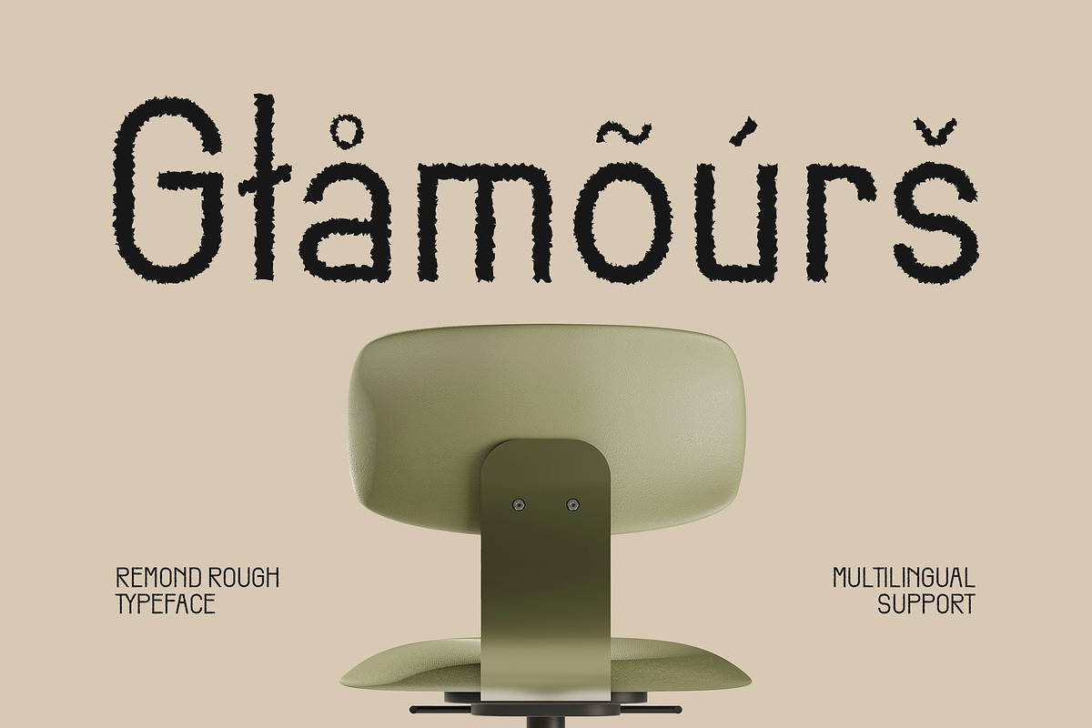 Remond Rough, a Sans Serif Font by Craft Supply Co. (Photo 4 of 8)