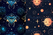 Zodiac Seamless Digital Paper, a Pattern Graphic by Agnesagraphic (ID 95) (Thumbnail 6 of 7)