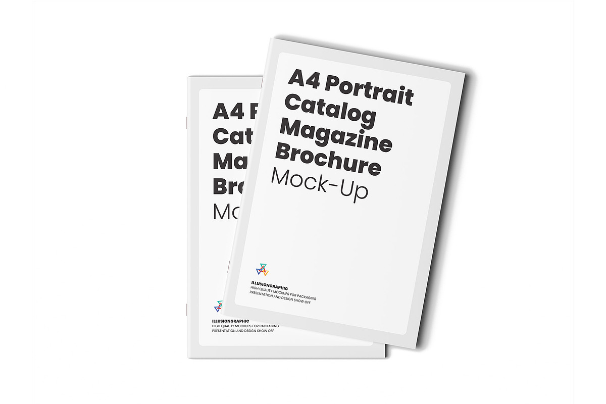 A4 Portrait Magazine Brochure Mockup, a Books & Magazine Mockup by Illusiongraphic (Photo 11 of 28)
