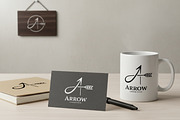 Letter A combined with an arrow, a Branding & Logo Template by Saba Vector (Thumbnail 2 of 3)