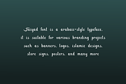 Faiyad - Arabic Ramadhan Font, a Sans Serif Font by QR Design Studio (Thumbnail 4 of 8)