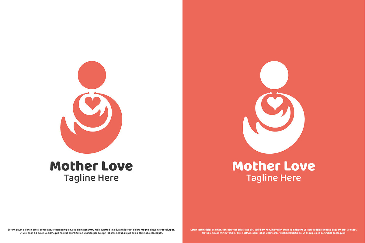 Mother love care logo template, a Branding & Logo Template by Morvana Crew (Photo 2 of 2)