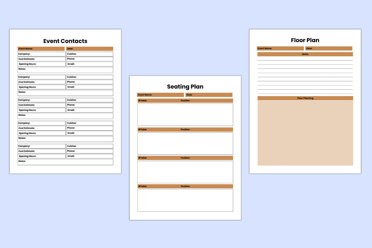 2026–2027 Event & Party Planner, a Stationery Template by Shumaya (Photo 3 of 5)