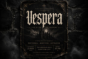 Vespera, a Blackletter Font by Wow Magic (Thumbnail 4 of 4)