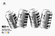 Soda Can Mockup Set 330ml, a Packaging Mockup by pixelmock (Thumbnail 1 of 11)