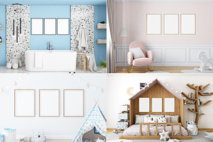 Frame Mockup Kids Bundle - 34