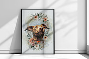 Flower Custom Watercolor Pet Art, an Action Add-On by MRI STUDIO (Thumbnail 4 of 23)