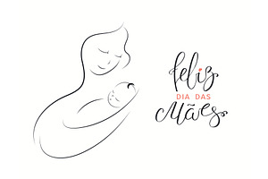 Mothers Day Portuguese card, an Object Illustration by sceptical cactus