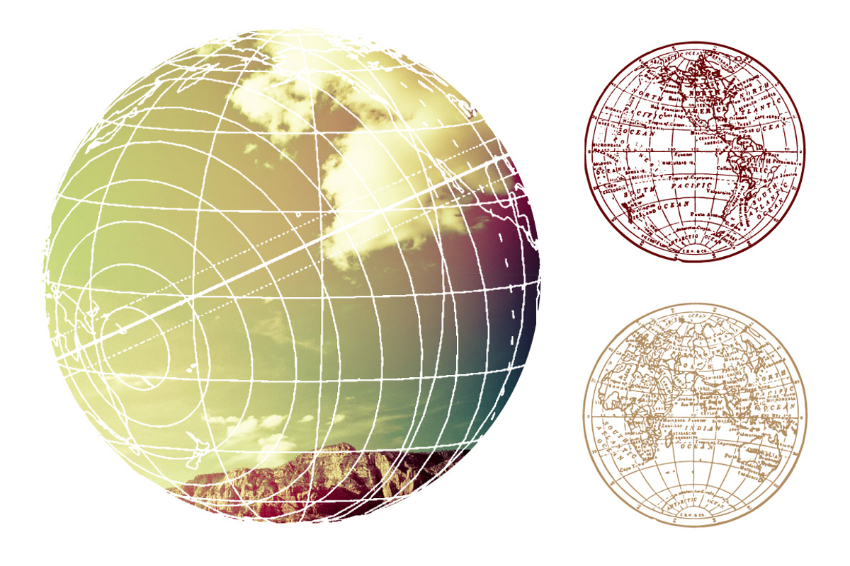 Distressed Vector Maps & Charts preview 4