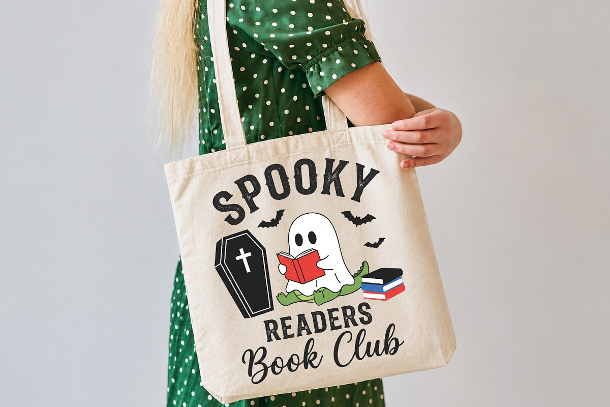 Spooky Readers Book Club PNG, a Seasonal Illustration by DreamCafeArt (Photo 6 of 7)