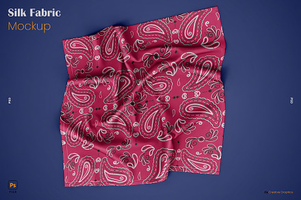Premium Silk Fabric Mockup, a Product Mockup by PixelHutStudioo