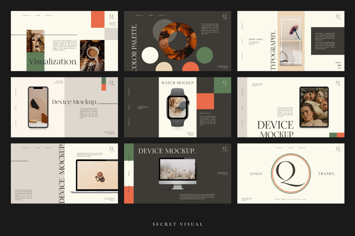 Qwerty - PowerPoint Template, a Presentation Template by Secret Visual (Photo 10 of 10)