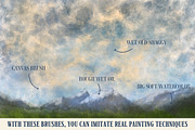 Art Brushes for Procreate, a Brush Add-On by Biso Studio (Thumbnail 2 of 8)