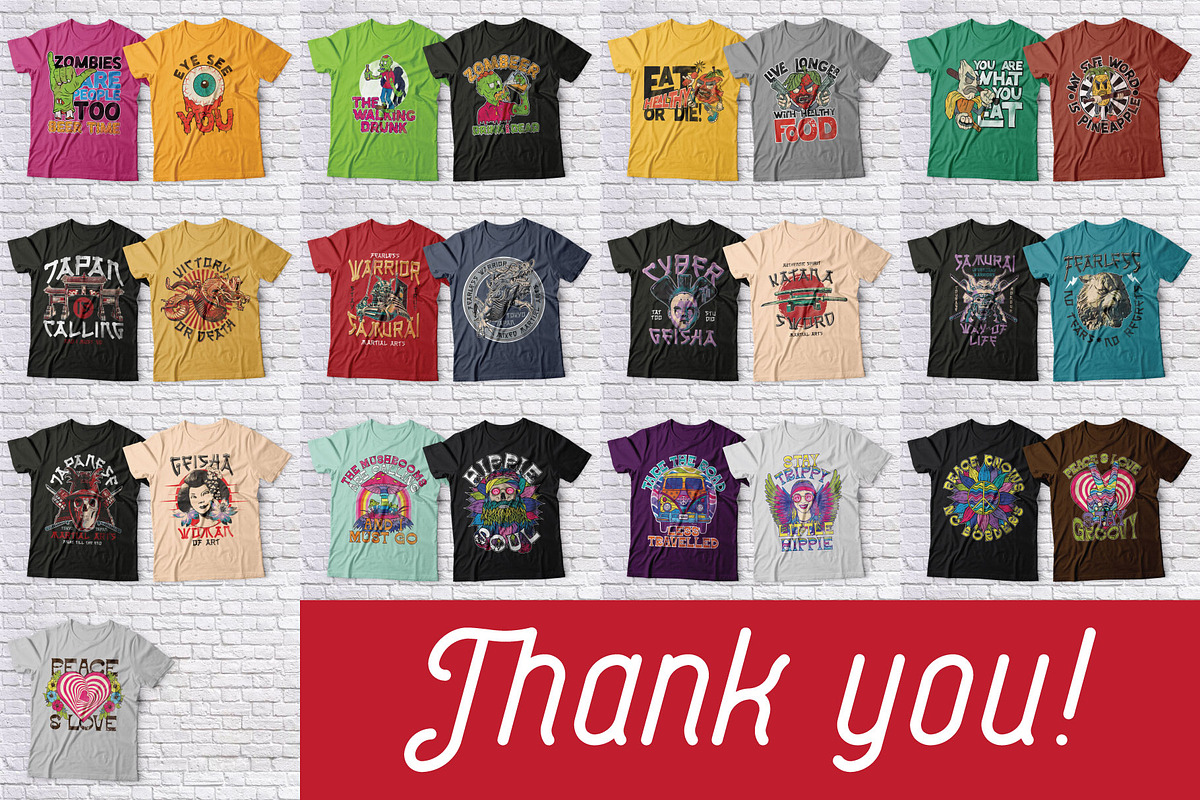 153 editable tshirt designs BUNDLE, a Decorative Illustration by VozzyStock (Photo 6 of 6)