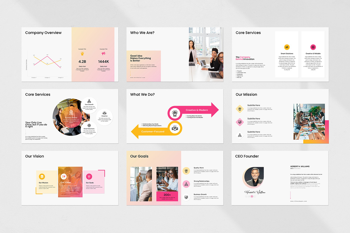 Project Proposal PowerPoint Template, a Presentation Template by evgenystudio (Photo 8 of 9)